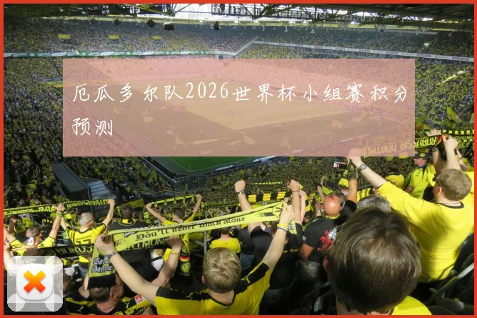 厄瓜多尔队2026世界杯小组赛积分预测